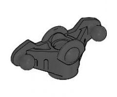 Technic, Steering Wheel Hub 3 Pin Holder (RC Vehicles)