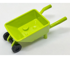 Minifigure, Utensil Wheelbarrow Frame with Black Trolley Wheels (98288 / 2496)