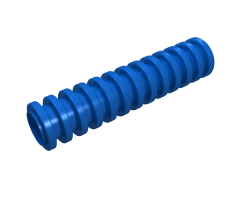 Hose, Ribbed 7mm D. 4L