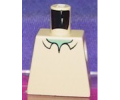 Torso SpongeBob with Sand Green Neck, Shirt Collar Pattern