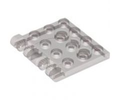 Hinge Plate 3 x 4 Locking Dual 2 Finger, 9 Teeth