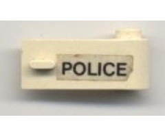 Door 1 x 3 x 1 Right with 'POLICE' Pattern (Sticker) - Set 6681