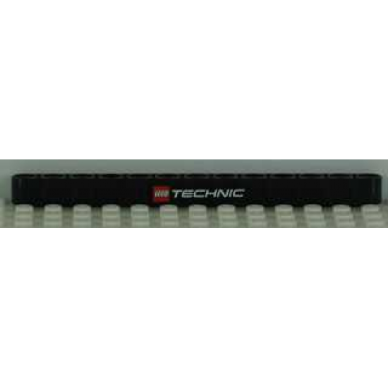 Technic, Liftarm 1 x 13 Thick with LEGO TECHNIC Logo Pattern (Sticker) - Sets 8109 / 42043