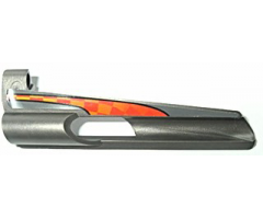 Technic, Panel Fairing # 8 Small Long, Large Hole, Side B with Large Red and Orange Checkered Pattern (Sticker) - Set 8473