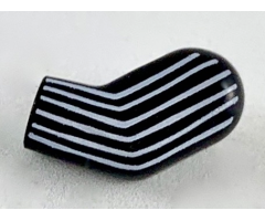 Arm, Left with 6 White Stripes Pattern