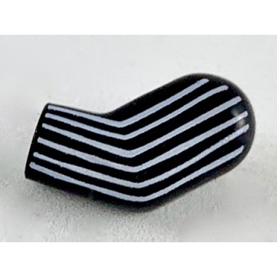 Arm, Left with 6 White Stripes Pattern