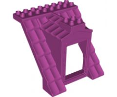 Duplo, Building Roof Sloped 8 x 8 x 8 with Door Opening