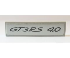 Tile 1 x 4 with 'GT3RS 4.0' Pattern (Sticker) - Set 42056