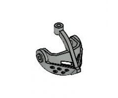 Minifigure, Headgear Accessory Visor Pointed