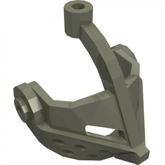 Minifigure, Headgear Accessory Visor Pointed