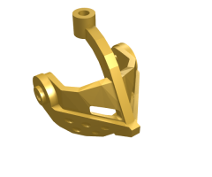Minifigure, Headgear Accessory Visor Pointed