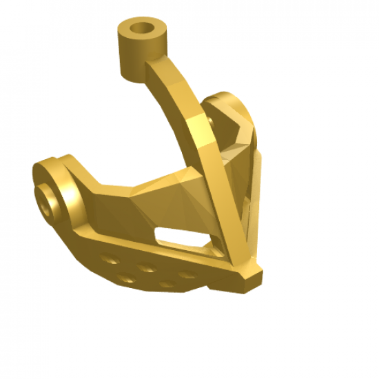 Minifigure, Headgear Accessory Visor Pointed