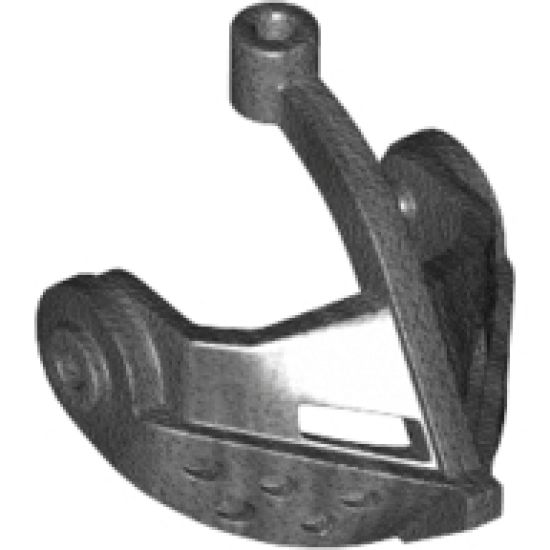 Minifigure, Headgear Accessory Visor Pointed