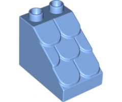 Duplo, Brick 3 x 2 x 2 Slope Shingled