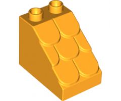 Duplo, Brick 3 x 2 x 2 Slope Shingled