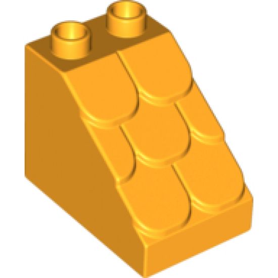 Duplo, Brick 3 x 2 x 2 Slope Shingled
