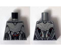 Torso Silver Armor with Red Spots Pattern (Ultimate Ultron)