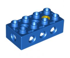 Duplo, Toolo Brick 2 x 4 with Holes on Sides and Top and 1 Screw in Top