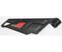 Bionicle Wing Small with Red Battle Damange Pattern Model Left Side (Sticker) - Set 5973