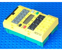 Electric, Programmable Mindstorms RCX 1.0 without Power Jack (from Mindstorms 1.5 sets) - Brick Top Module