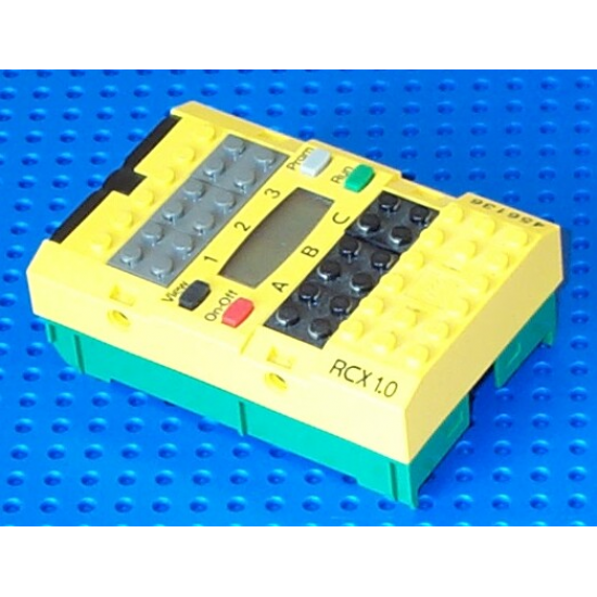 Electric, Programmable Mindstorms RCX 1.0 without Power Jack (from Mindstorms 1.5 sets) - Brick Top Module