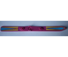 Scala Utensil Ski 19 x 2 with Multi-Colored Pattern (Sticker) - Set 3151