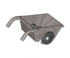 Duplo, Figure Wear & Utensil Wheelbarrow with Thin Black Wheels