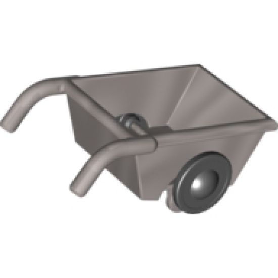 Duplo, Figure Wear & Utensil Wheelbarrow with Thin Black Wheels
