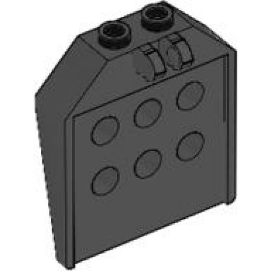 Door 1 x 4 x 3 2/3 with 6 Holes and Locking 2 Fingers Hinge