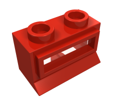 Window 1 x 2 x 1 with Extended Lip, with Glass