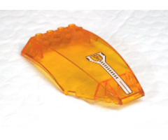 Windscreen 10 x 6 x 2 Curved with Instrument Pattern (Sticker)