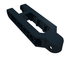 Technic, Steering Arm 6.5 x 2 with Tow Ball Socket Squared, Un-Chamfered