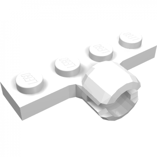 Plate, Modified 1 x 4 with Tow Ball Socket, Long, 2 Slots (8mm Socket Length)
