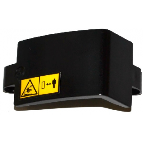 Technic, Panel Curved 3 x 6 x 3 with Warning Signs Pattern Model Right Side (Sticker) - Set 42053