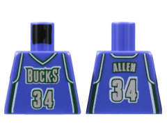 Torso NBA Milwaukee Bucks #34 Pattern