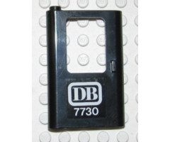 Door 1 x 4 x 5 Train Left with White 'DB 7730' Pattern (Sticker) - Set 7730