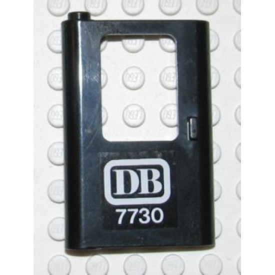 Door 1 x 4 x 5 Train Left with White 'DB 7730' Pattern (Sticker) - Set 7730