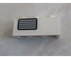 Brick 1 x 3 with Grille Pattern Left (Sticker) - Set 5561