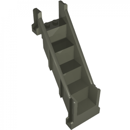 Stairs 4 x 7 x 9 1/3 Straight Enclosed