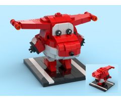 Jett Brickheadz from Superwings