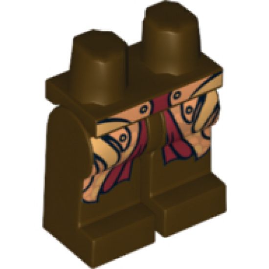 Hips and Legs with Long Gold Coattails Pattern (Haldir)