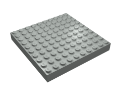 Brick 10 x 10 without Bottom Tubes, without Cross Supports
