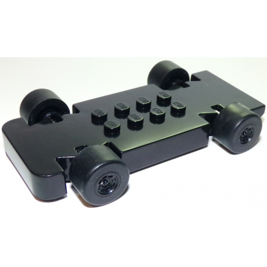 Vehicle, Base Fast Food Racer 4 x 10 with Black Wheels and Black Tires