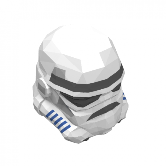 Minifigure, Headgear Helmet SW Stormtrooper Pattern