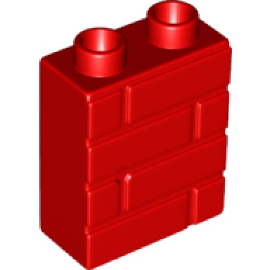 Duplo, Brick 1 x 2 x 2 with Masonry Profile (Brick Profile)