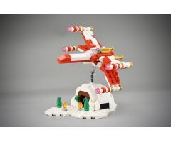 Christmas X-Wing Microscale