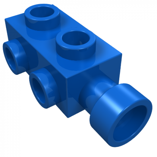 Brick, Modified 1 x 2 x 2/3 with Studs on Sides