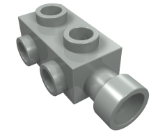 Brick, Modified 1 x 2 x 2/3 with Studs on Sides