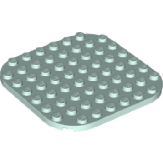 Plate, Round 8 x 8 with Rounded Corners