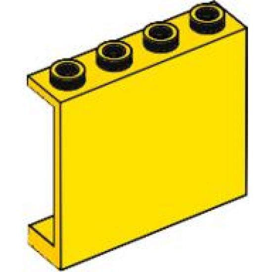 Panel 1 x 4 x 3 - Hollow Studs